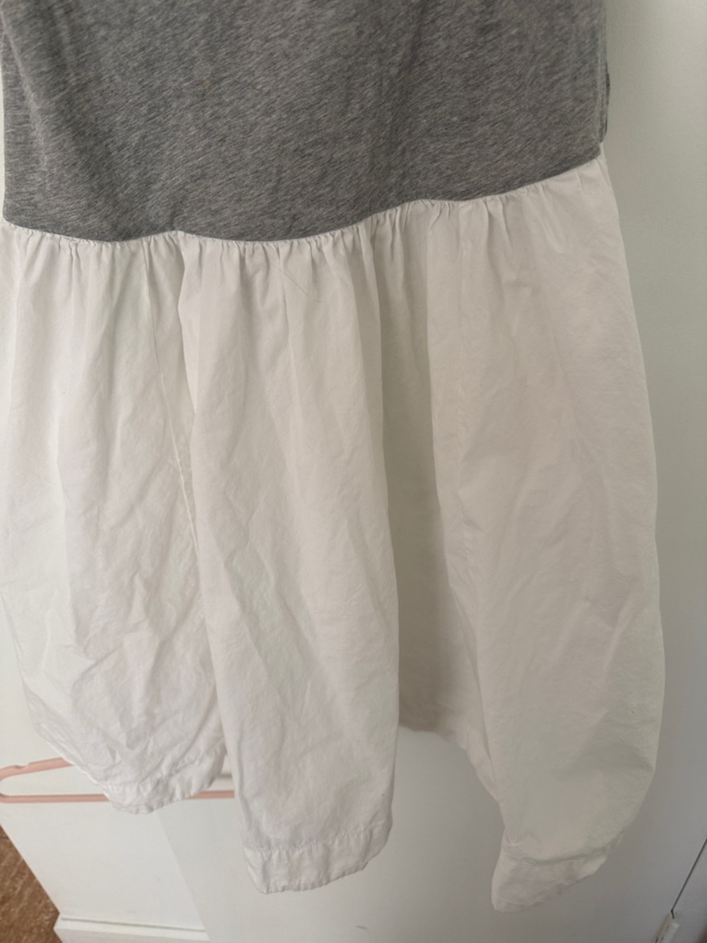 Free People Gray and White Spaghetti Strap Sundress - Picture 4 of 7